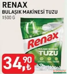 RENAX BULAŞIK MAKİNESİ TUZU 1500 G
